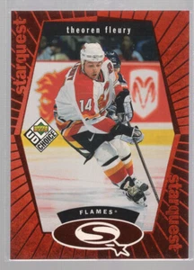 * 1998-99 UD Choice - StarQuest Red #SQ13 - THEOREN FLEURY - Picture 1 of 2