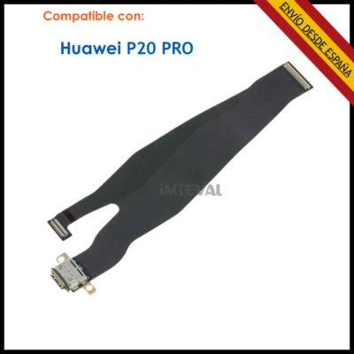 FLEX DE CARGA PARA HUAWEI P20 PRO CONECTOR PUERTO USB TIPO C CABLE PLACA CABLE - Imagen 1 de 4
