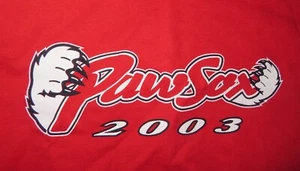 2003 PAWTUCKET "Paw Sox" RED SOX (2XL) T-Shirt - Picture 1 of 3