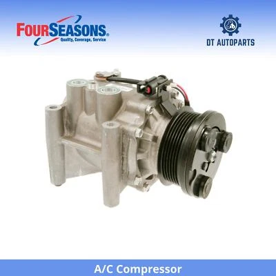 Compresor de aire acondicionado para Jaguar S-Type 2000-2008 3,0 L V6 4 estaciones 2001 2002 2003 2004 Foto 1 de 4