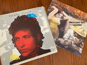 Bob Dylan Biograph~5 LP Box Set 1985 inc Book 38830 + Knocked Out Loaded LP 1986 - Picture 1 of 15