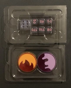 Paldean Fates Damage Dice + Condition Counters - Pokemon TCG - Picture 1 of 3