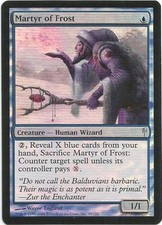 1x Foil - Martyr of Frost - Magic the Gathering MTG Coldsnap