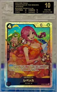 BGS 10 Black Label Rebecca 2023 One Piece Awakening New Era Japan SR Holo POP 3 - Bild 1 von 3