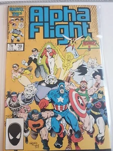 Alpha Flight #39 Marvel Comics Oct 1986 John Byrne Rare Vf+ - Picture 1 of 3