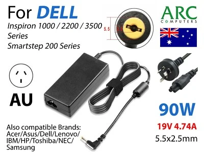 Laptop Power Adapter Charger For Dell Inspiron 1000 2200 3500 B120 Smartstep 200 - image 1 of 4