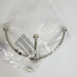 Pottery Barn Rejuvenation Reynolds Dreifachhaken "Nickel poliert" - Bild 1 von 5