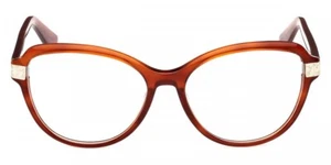 Guess GU2955 053 Blonde Havana Cat Eye Plastic Eyeglasses Frame 55-16-140 - Picture 1 of 3