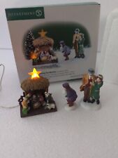 Dept. 56 Christmas In The City VISITING THE NATIVITY 58956 Retired EUC