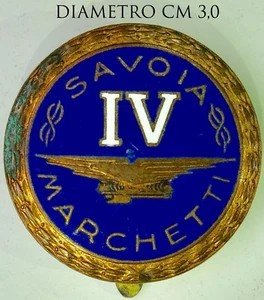 REGIA AERONAUTICA SAVOIA MARCHETTI IV DISTINTIVO PER DIPENDENTI FABBRICA AEREI - Picture 1 of 2