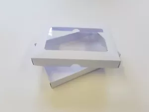 Cajas para tarjetas de felicitación blancas A5, con tapa de apertura, regalo, entrega gratuita. Elige cantidad - Imagen 1 de 1