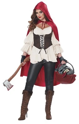 Ain't Afraid of No Wolf Little Red Riding Hood Adult Plus Costume - Image 1 of 3