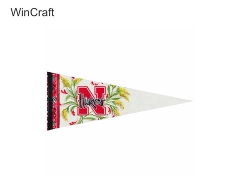 Nebraska Cornhuskers 12x30 Inch Premium Quality Pennant Banner Kate McRostie Cover