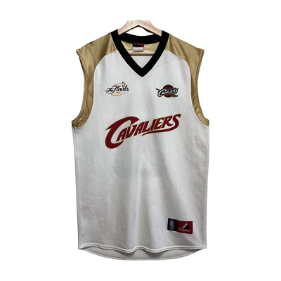 Vintage 2007 NBA Cleveland Cavaliers Finals Majestic Jersey Size M #23 James - Image 1 of 4