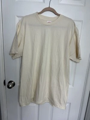 Nueva Camiseta Supreme Blank Para Hombre Talla XL - Blanco Natural - Auténtica Foto 1 de 4
