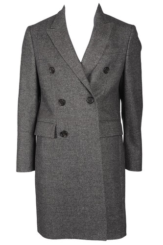 CAPPOTTO LANA UOMO GRIGIO BURBERRY IT 50 UK 40