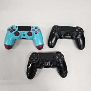 3 Controller Vari per PlayStation 4 PS4 (così come sono parti di riparazione senza resi) - Foto 1 di 9