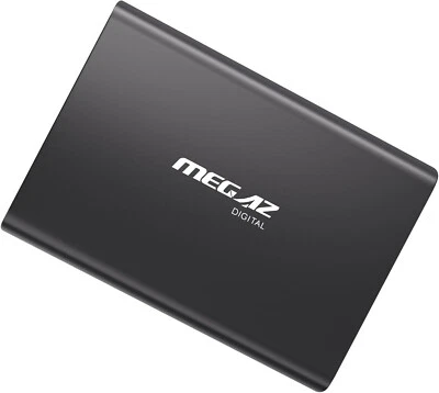 MEGAZ DIGITAL External Hard Drive 160GB Ultra Slim Portable USB 3.0 HDD Storage - Image 1 of 4