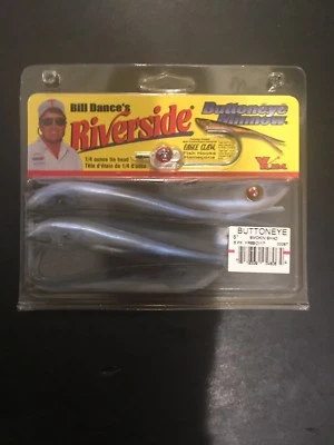 Riverside Bill Dance’s Discontinued Buttoneye Minnow  6” 1/4 Oz Smokin Shad - Image 1 of 2