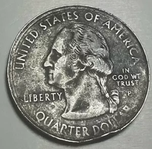 2000 P Improperly Annealed Planchet Maryland Quarter Error - Picture 1 of 11