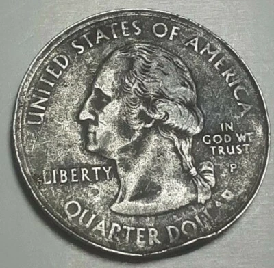 2000 P Improperly Annealed Planchet Maryland Quarter Error - Image 1 of 4