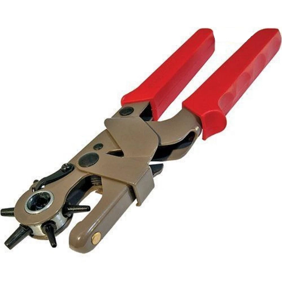 Pince Perforatrice Emporte Pièce  Cuir, Pvc, Simili Cuir a 6 Différents Trous - Photo 1/1