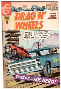 a Drag N' Wheels #30 1968 1st Issue Charlton Silver Age Hot Rod Comic - Picture 1 of 2