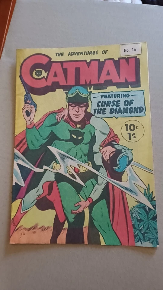 The Adventures Of Catman Comic. No. 16. Curse Of The Diamond. Original - image 1 of 4