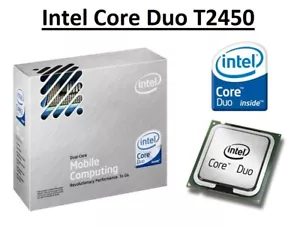 Intel Core Duo T2450 SLA4M Dual Core Processor 2.0 GHz, Socket M, 31W CPU - Picture 1 of 4