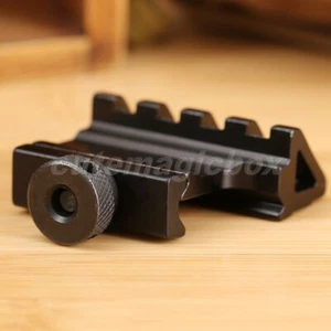 45 Degree Offset Side Rail Mount Base 20mm Standard Rail Scope Mount For Laser - Picture 1 of 9