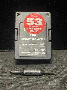 NEW (JR NET-J72P) FM 72MHz Transmitter Module w/CH52 TX Crystal Made in Japan - Picture 1 of 4