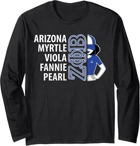 Zeta Phi Beta Sorority Paraphernalia, Zeta Phi Beta HBCU Long Sleeve T-Shirt - Picture 1 of 7