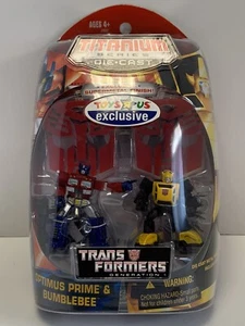 Transformers Titanium Serie Diecast Optimus Prime Bumblebee Hasbro toysrus ¡Nuevo! - Imagen 1 de 7