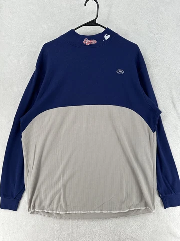 Vintage Montreal Expos Sweater Adult 2XL Rawlings Long Sleeve Pullover MLB 90s Cover