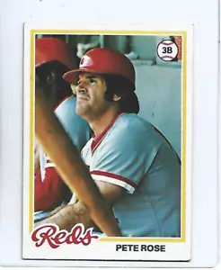 Pete Rose-Cincinnati Reds-1978 Topps Baseball #20 - Picture 1 of 2