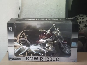 1 BMW 1200C in rot von New-Ray 1:6 in beschädigter OVP gebraucht - Bild 1 von 12