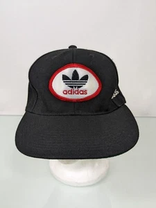 Vintage 1980’s adidas White With Black Red Firebird Snapback Baseball Hat Cap - Picture 1 of 11