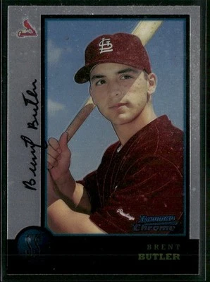 1998 Bowman Chrome #154 Brent Butler - Image 1 of 2