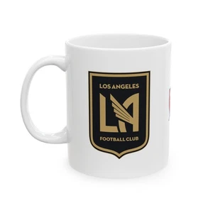 Los Angeles FC Mug 11oz – Soccer Coffee Cup Gift for Fans and Supporters - Picture 1 of 5