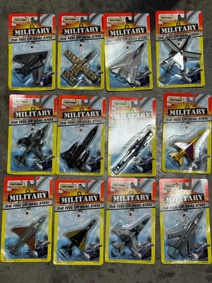 1996 Matchbox Military The Feel Of Real Steel Complete Set 1-12 - Image 1 of 4