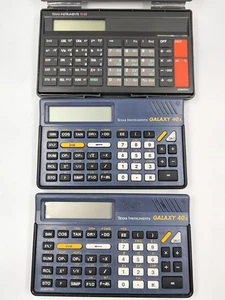 Menge 3 Texas Instruments Taschenrechner - Galaxy 40x Und TI-52 - Ungeprüft - Picture 1 of 5