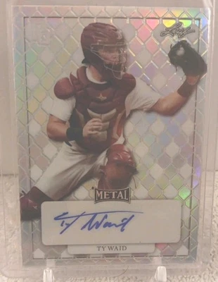 2022 Ty Waid Leaf Perfect Game National Showcase Auto Silver 6/9 - Image 1 of 2