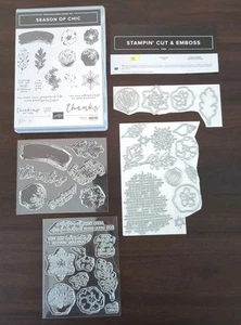 Stampin’ Up! SEASON OF CHIC Stempelset & CHIC Stanzformen Muscheln Blätter 158810 - Bild 1 von 4