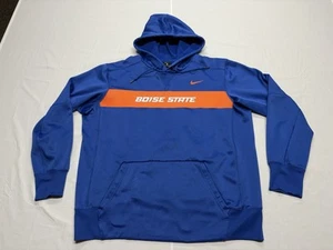 Boise State Broncos NCAA Nike Dri Fit Blau Pullover Hoodie Größe Large - Bild 1 von 6