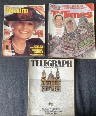 TV Times/Womans Realm/ Etc Royal Family Wedding  1981 Charles Princess Diana - Image 1 of 4