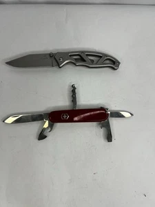 lot of 2 pocket knives, incudes gerber and victorinox - Picture 1 of 5