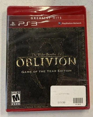 Elder Scrolls Oblivion Game of the Year Great PS3 PlayStation 3 Brand New Sealed - Image 1 of 2