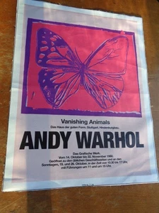 Andy Warhol Deutscher Schmetterling verschwindende Tiere Portfolio Giclée-Druck 17 x 13 - Bild 1 von 7