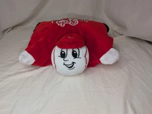 Cincinnati Reds Rookies Peluche Peluche Mascotte Baseball Giocattolo Peewee Cuscino Pet - Foto 1 di 7