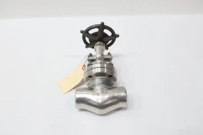 Henry Vogt VOS-60 Manual Stainless Socket Weld Globe Valve 1in - Image 1 of 4